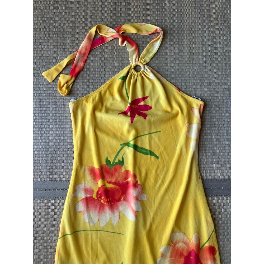 Vintage 90s Halter Mini Dress - Picture 4 of 7